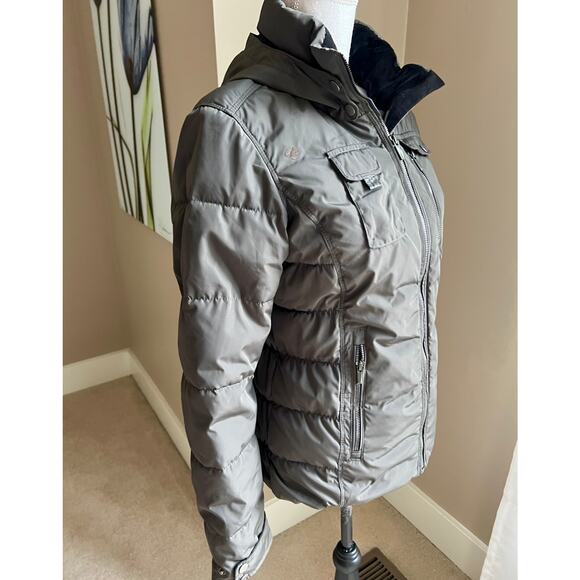 Obermeyer Leighton ironwood olive full zip winter/ski jacket size 8 - Picture 4 of 9